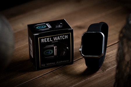 REEL WATCH Stainless with black band smart watch (KEVLAR)