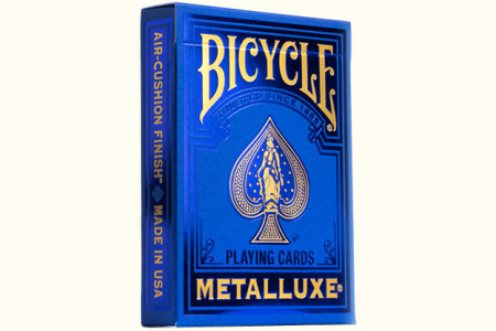 Jeu Bicycle MetalLuxe Bleu 2023