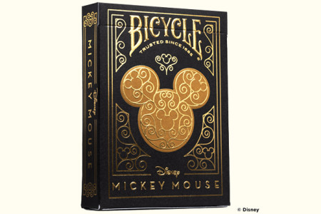 Bicycle Disney Mickey Mouse (Negro y Dorado)