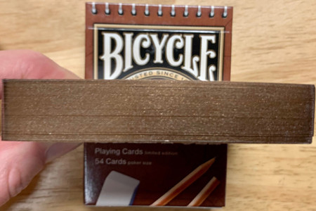 Bicycle Sketch Playing Cards Gilded