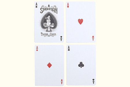 Snowman Bicycle playing cards