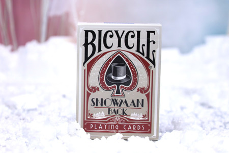 Snowman Bicycle playing cards