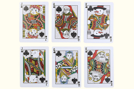 Snowman Bicycle playing cards