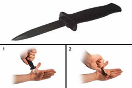 Cuchillo de broma (Retráctil)