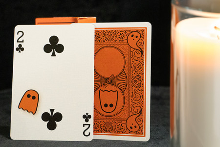 Bicycle Boo Back Playing Cards (Orange)