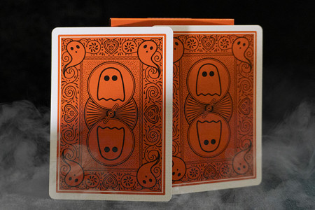 Bicycle Boo Back Playing Cards (Orange)