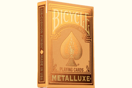 Bicycle Metalluxe Orange Playing Cards