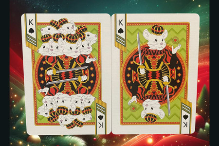 Bicycle Nutcracker (Green) Playing Cards