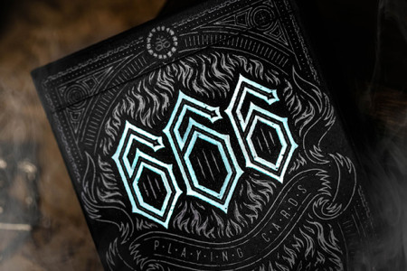 666 V4 (Cyan) Playing Cards