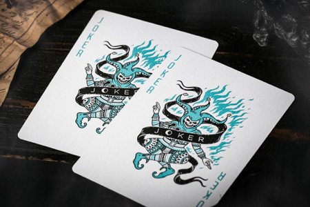 666 V4 (Cyan) Playing Cards