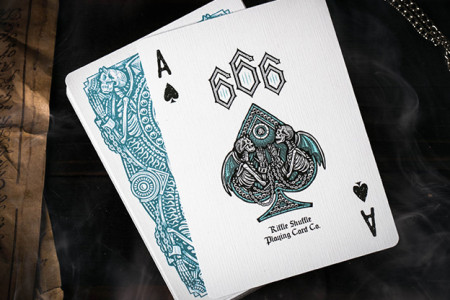666 V4 (Cyan) Playing Cards