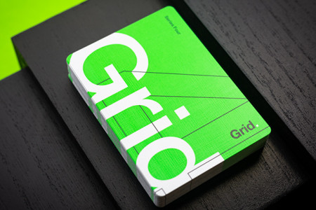 Grid Series Four- Typographic Playing Cards