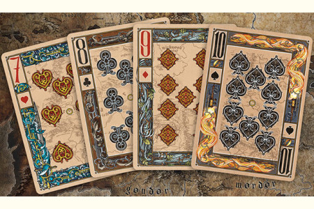 The Lord of the Rings - Two Towers Playing Cards (Gilded Edition) by K