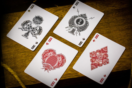 Zeus Sterling Silver Playing Cards