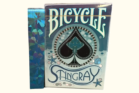 Gilded Bicycle Stingray (Teal) Playing Cards