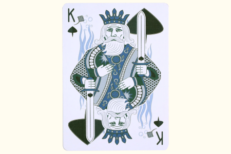 Gilded Bicycle Stingray (Teal) Playing Cards