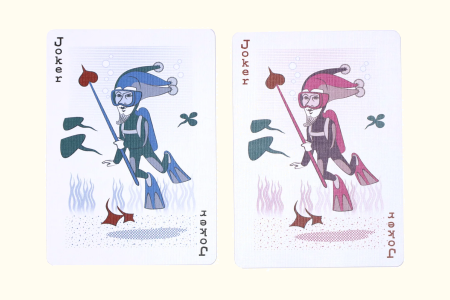 Gilded Bicycle Stingray (Teal) Playing Cards