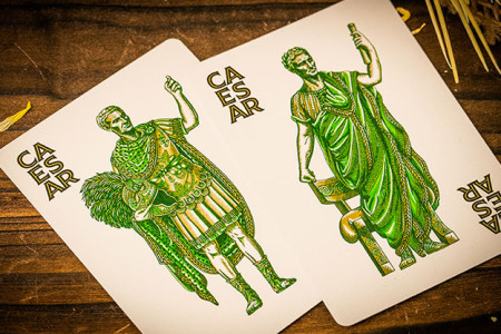 Caesar (Green) Playing Cards