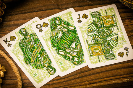 Caesar (Green) Playing Cards