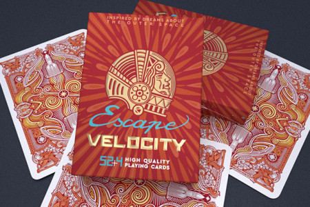 Escape Velocity (Red) Playing Cards
