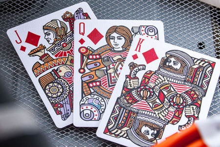Escape Velocity (Red) Playing Cards