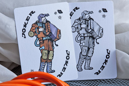 Escape Velocity (Red) Playing Cards