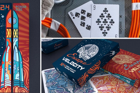 Escape Velocity (Red) Playing Cards