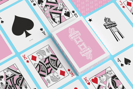 Pink BR Vintage Casino Playing Cards
