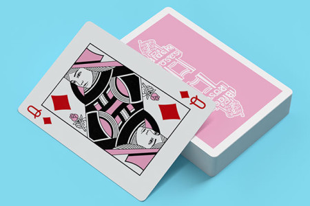 Pink BR Vintage Casino Playing Cards