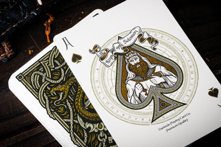 The Keys of Solomon Golden Grimoire Playing Cards