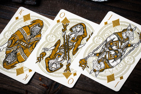 The Keys of Solomon Golden Grimoire Playing Cards