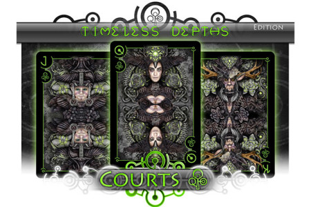 Timeless Depths (Dark Bionic Edition) Playing Cards