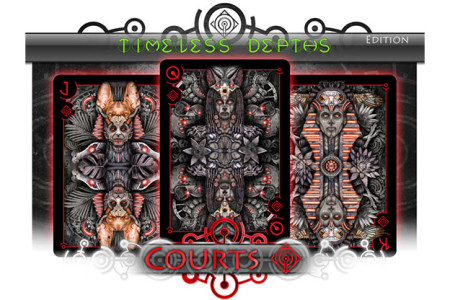 Timeless Depths (Dark Bionic Edition) Playing Cards