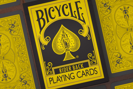 Bicycle Reverse Deck (Yellow and Black)