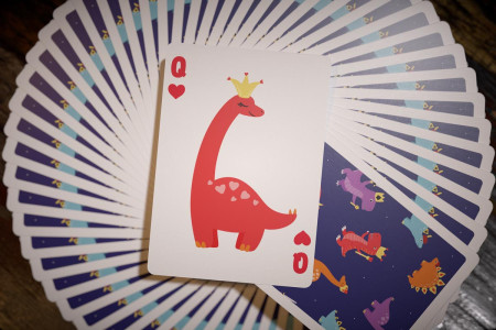 Bicycle Dinosaurs Playing Card
