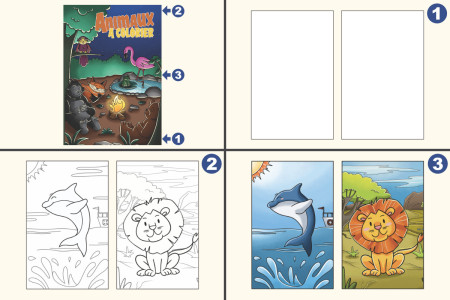 Le Livre Magique des Animaux Papier Glacé (Moyen) Le Livre Magique des Animaux Papier Glacé (Moyen)