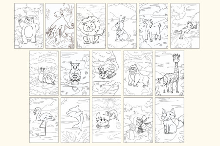 Le Livre Magique des Animaux Papier Glacé (Moyen) Le Livre Magique des Animaux Papier Glacé (Moyen)