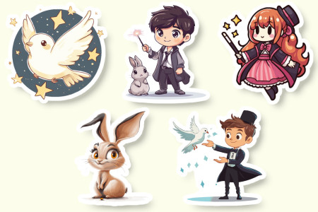 Paquete Stickers Número 1