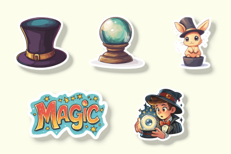 Pack Stickers Numéro 5