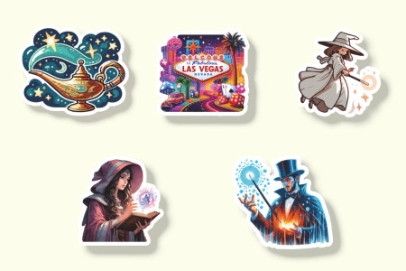 Pack Stickers Number 6