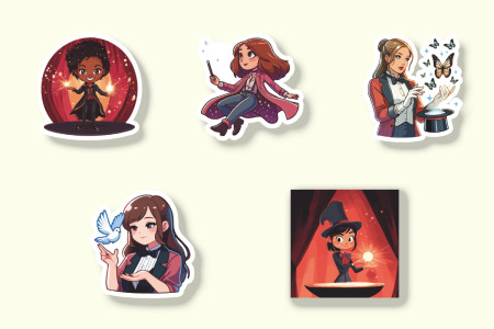 Pack Stickers Number 7