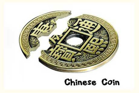 Pièce Croquée Chinoise Kangxi (Diam. 1 dollar)