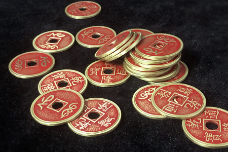 Chinese Red Palace Coin (Diameter 1 dollar)