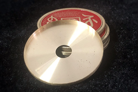Chinese Palace Red Coin Shell (Diameter 1 dollar)