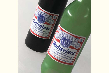 Bouteille de bière à disparition (étiquettes de rechange)