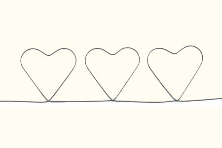 WireGram 3 of Hearts