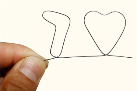 WireGram 7 of Hearts