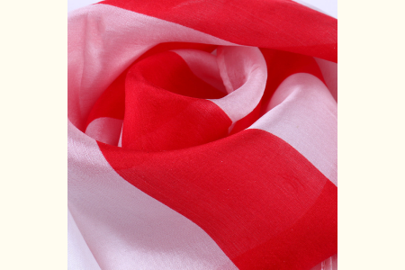 18 Inch Silk - Red and White
