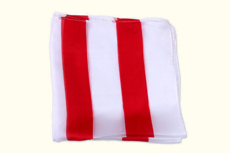18 Inch Silk - Red and White