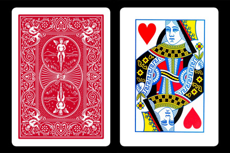 Queen of Heart Bicycle Card Without Index
